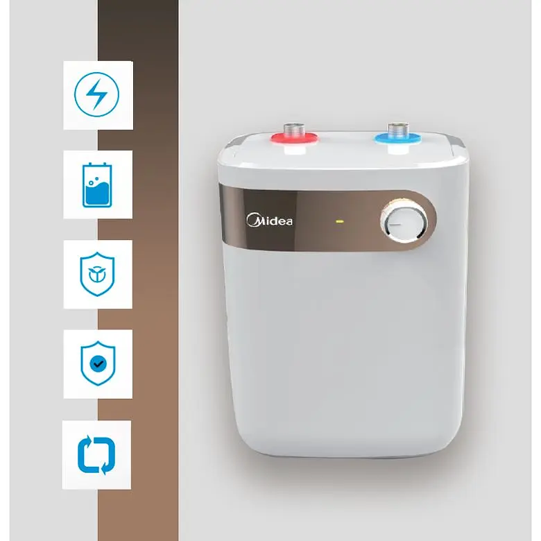 Бойлер Midea ECO компакт D06-15A (U) білий - фото 12