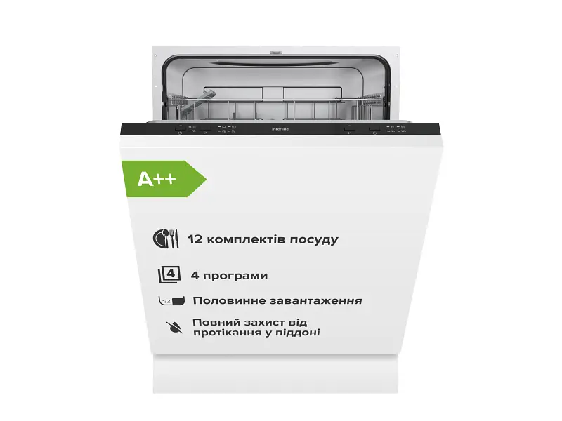 Посудомийна машина Interline DWI 365 P1 TSH BA+ - фото 2