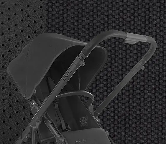 Универсальная коляска 2 в 1 UPPAbaby CRUZ 2, JAKE (черный/графитовая рама/черная кожа) - фото 10