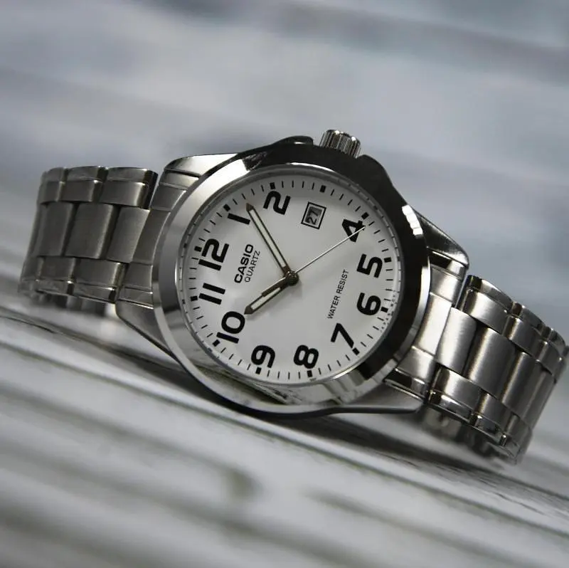 Годинники наручні жіночі сталеві модні оригінальні Casio Collection LTP-1259PD-7BEF - фото 4