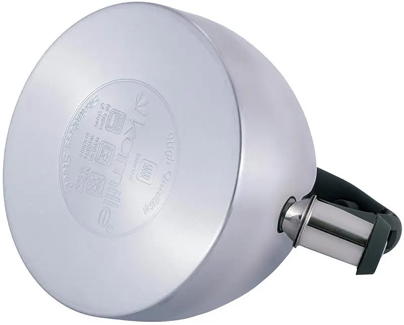 Чайник Whistling Kettle 2.7л зі свистком та скляною кришкою Kamille Ø20х23 см kuh0011104 - фото 5