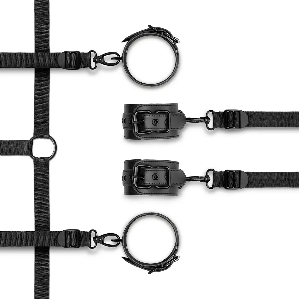 Фіксатор рук і ніг для ліжка Bedroom Fantasies Under The bed RestRaint Set - фото 3