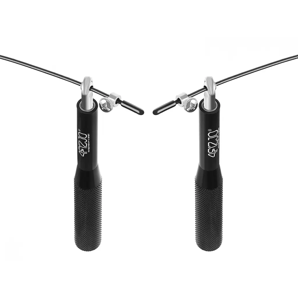 Скакалка 4FIZJO швидкісна для кросфіту Speed Rope Black 4FJ1158 (P-5907222931165) - фото 5