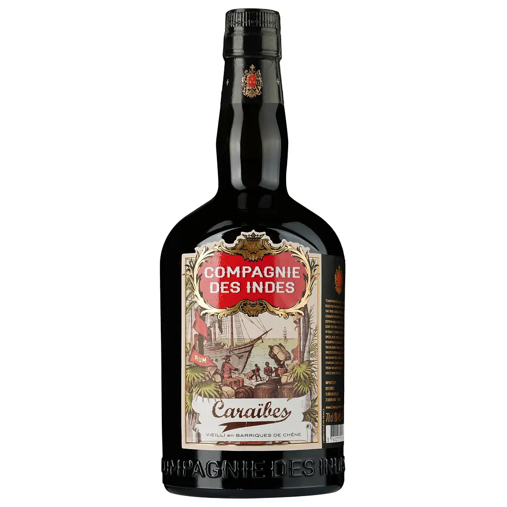Ром Compagnie des Indes Blend Caraibes, 40%, 0,7 л, у подарунковій упаковці - фото 2