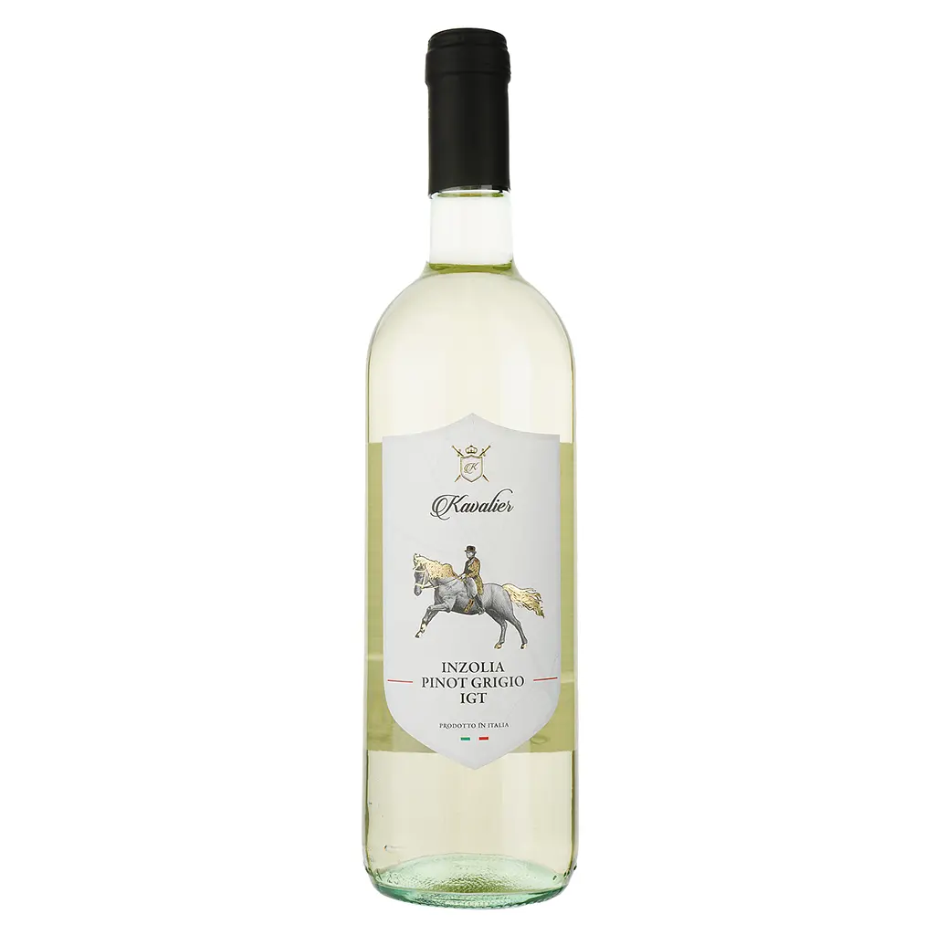 Упаковка вина Kavalier Terre Siciliane IGT Inzolia Pinot Grigio Bianco белое сухое 4.5 л (0.75 л х 6 шт.) - фото 2