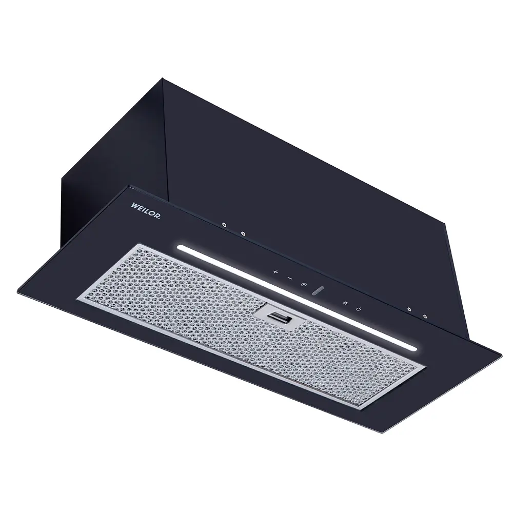 Витяжка повновбудована WEILOR PBSR 72651 GLASS BL 1300 LED Strip - фото 3
