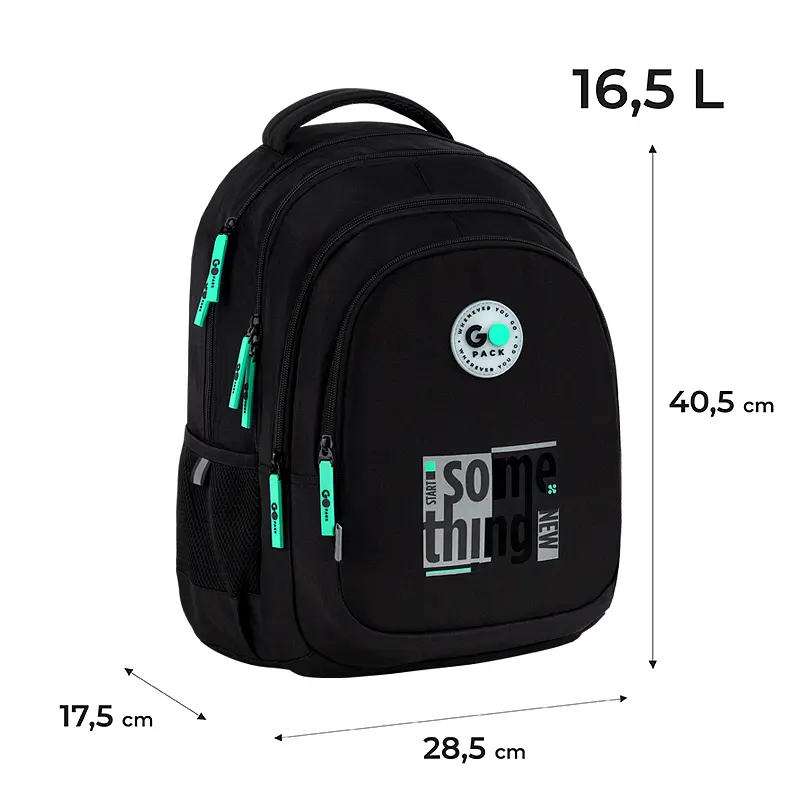 Рюкзак GoPack Teens 162M-4 Черный (GO26-162M-4) - фото 2