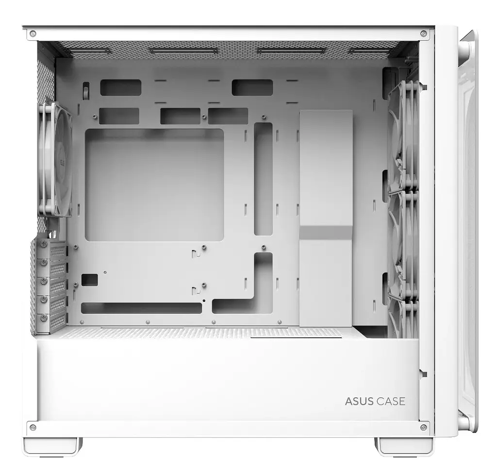 Корпус Asus A23 Plus Tempered Glass без БЖ (90DC00K3-B19010) White - фото 8