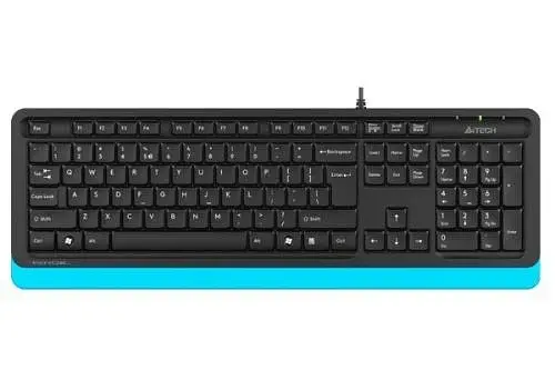 Клавіатура FK10 "Fstyler", Black/Blue A4Tech teh0020597 - фото 4