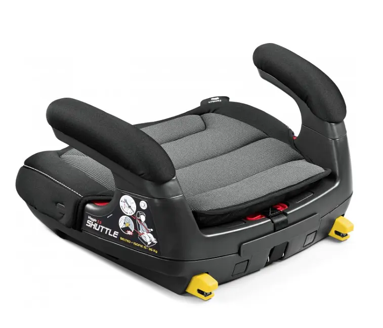 Автокрісло-бустер Peg-Perego Viaggio 2-3 Shuttle Crystal Black, сірий з чорним (IMVS000035DP53DX13) - фото 3