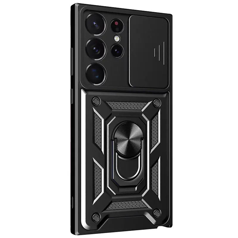 Чохол Ummi Camshield Serge Ring для Samsung Galaxy S26 Ultra Чорний / Black - фото 2