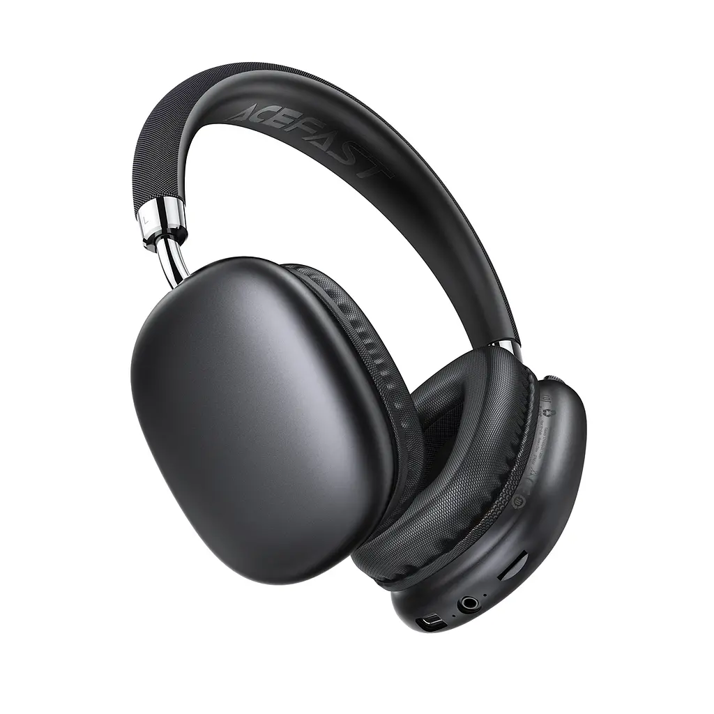 Бездротові накладні навушники Acefast H13 Wireless Headset Black (6974316285878) - фото 4