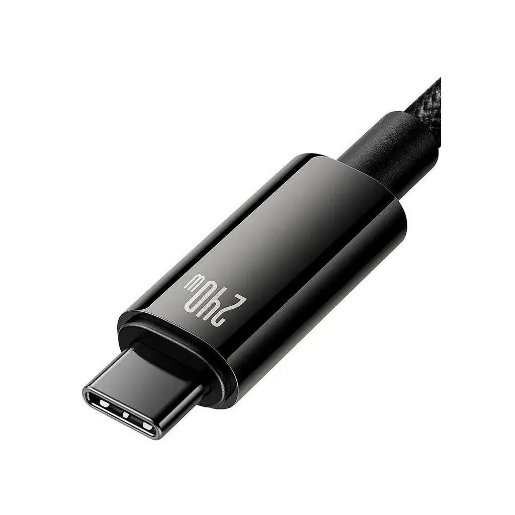 Дата кабель USB-C to USB-C 1.0m 240W Black Baseus (CAWJ040001) - фото 4