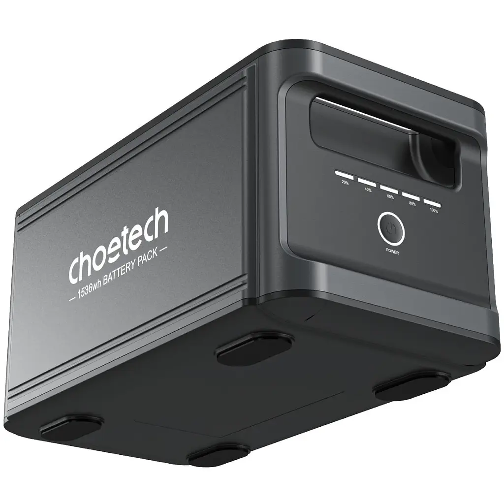 Батарея до зарядної станції Choetech BS065 1536Вт/г, LiFePo4 (BS065-BAT-BK) - фото 4