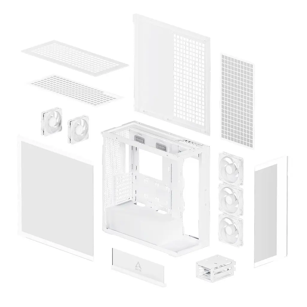 Корпус EATX W/O PSU XTENDER WHT ACPCC00014A ARCTIC - фото 5