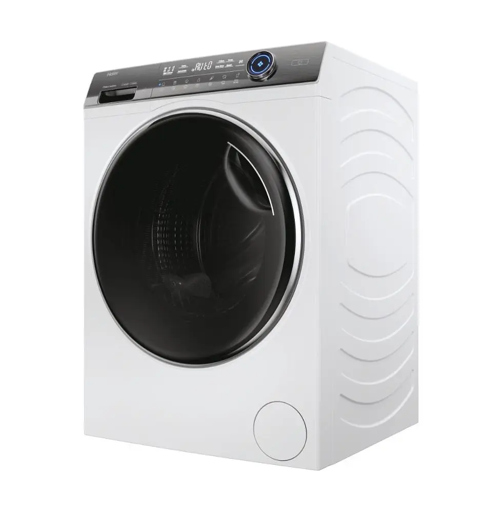 Haier Пральна машина фронтальна, 12кг, 1400, A+++, 60см, дисплей, пара, інвертор, люк чорний, прямий привід, білий - фото 2