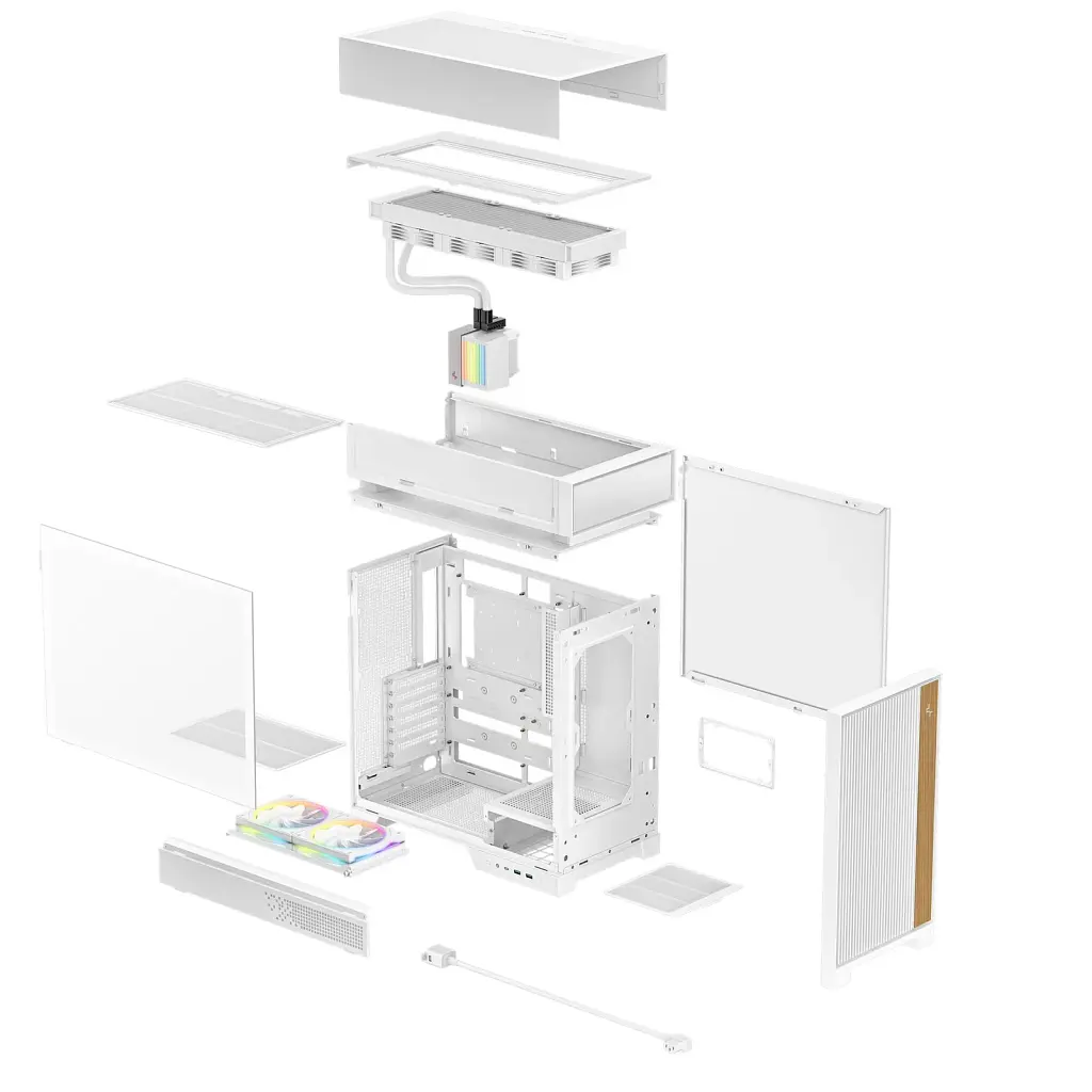 Корпус для ПК Deepcool CL6600 White (R-CL6600-WHNNA0-G) - фото 6