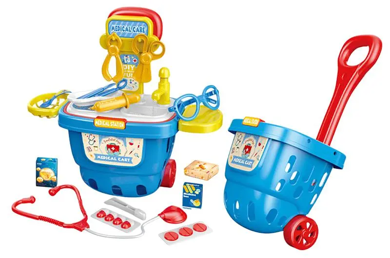 Лікарський набір 9237 у візку р.31,5x17,5x19,5 см YG Toys - фото 2