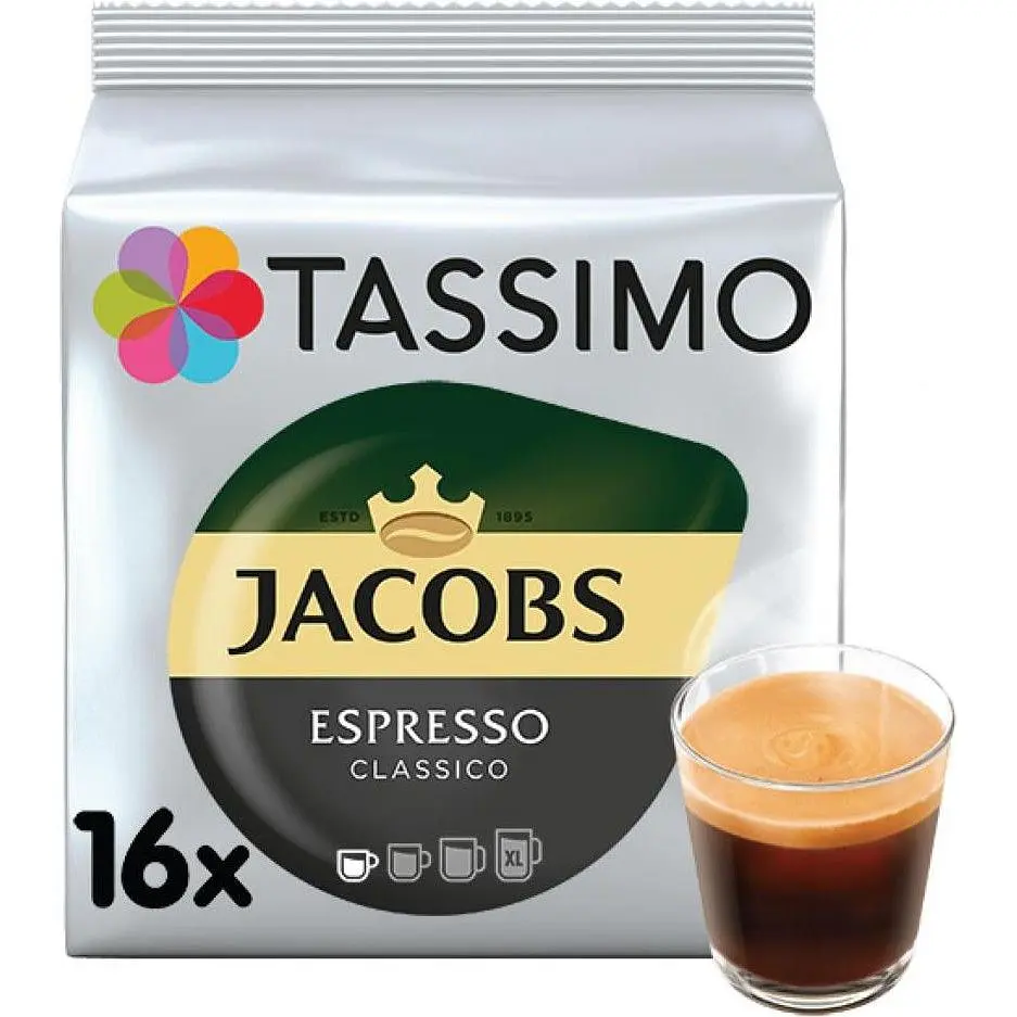 Набор кофе в капсулах Jacobs Tassimo Espresso 80 капсул (5 п. х 16 шт.) - фото 2