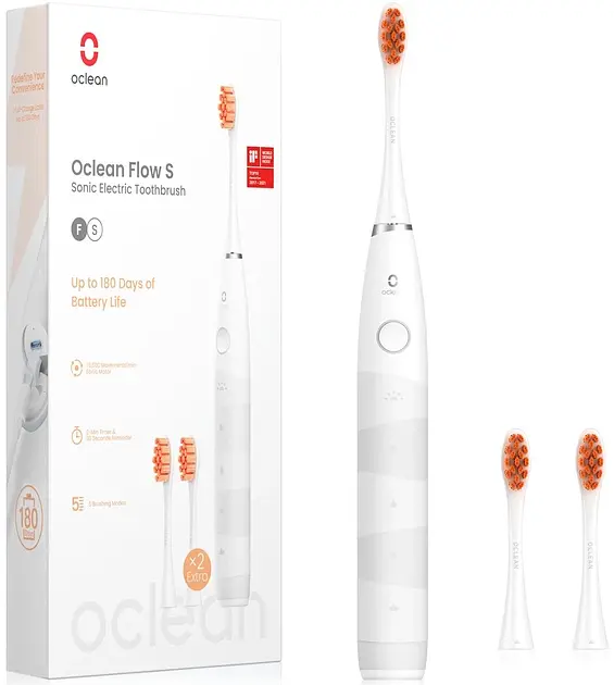 Электрическая зубная щетка Oclean Flow S Sonic Electric Toothbrush White - фото 2