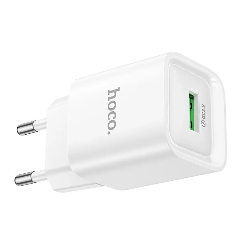 МЗП Hoco C145A Charm QC3.0 18W (1USB-A) White - фото 3