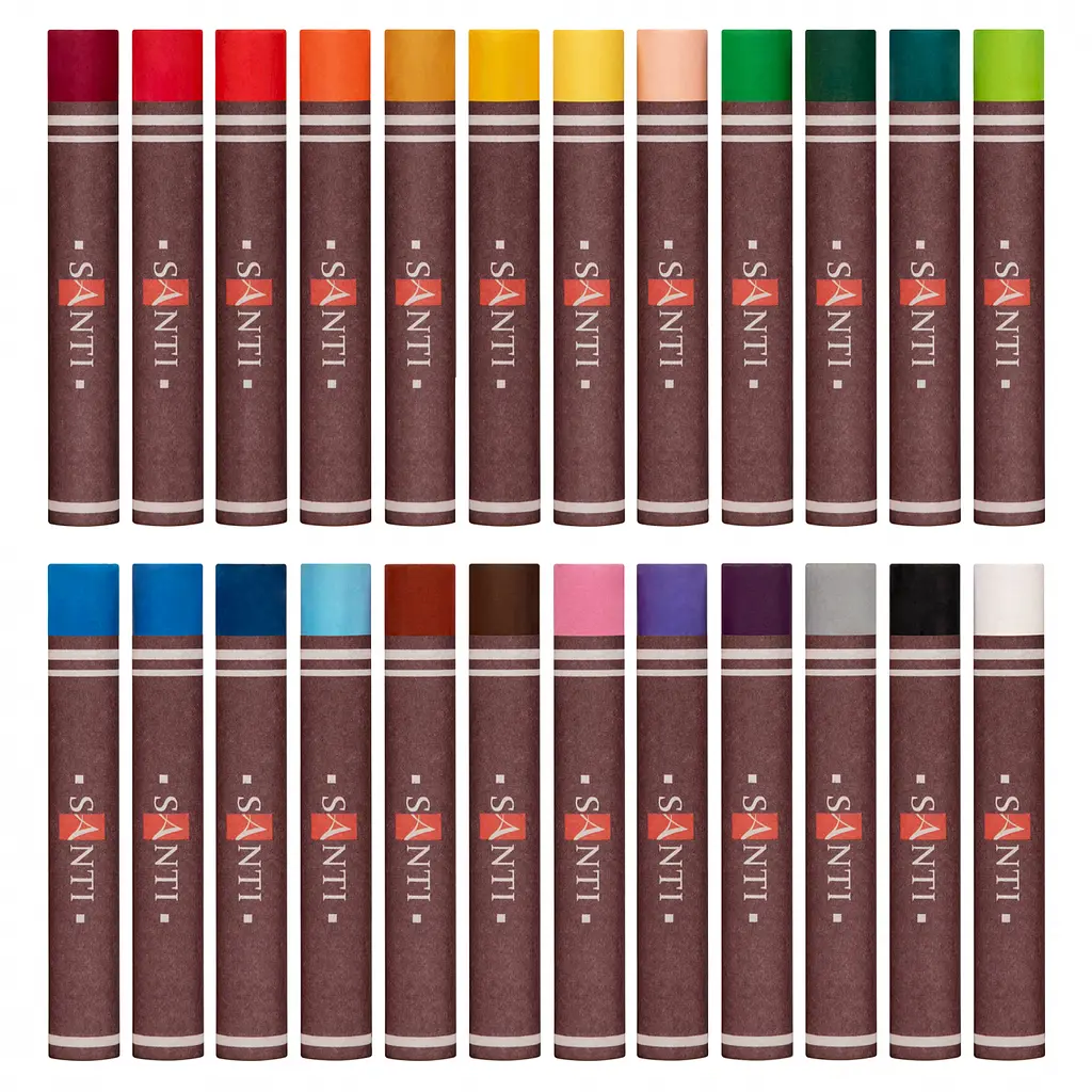 Пастель олійна Santi 24 кольори (353186) - фото 2