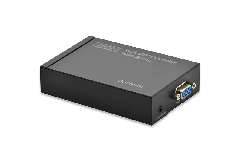 Подовжувач Digitus VGA через UTP, встановлений макс. 1920x1200, 0-70°C, 300 м, teh0013679 - фото 4
