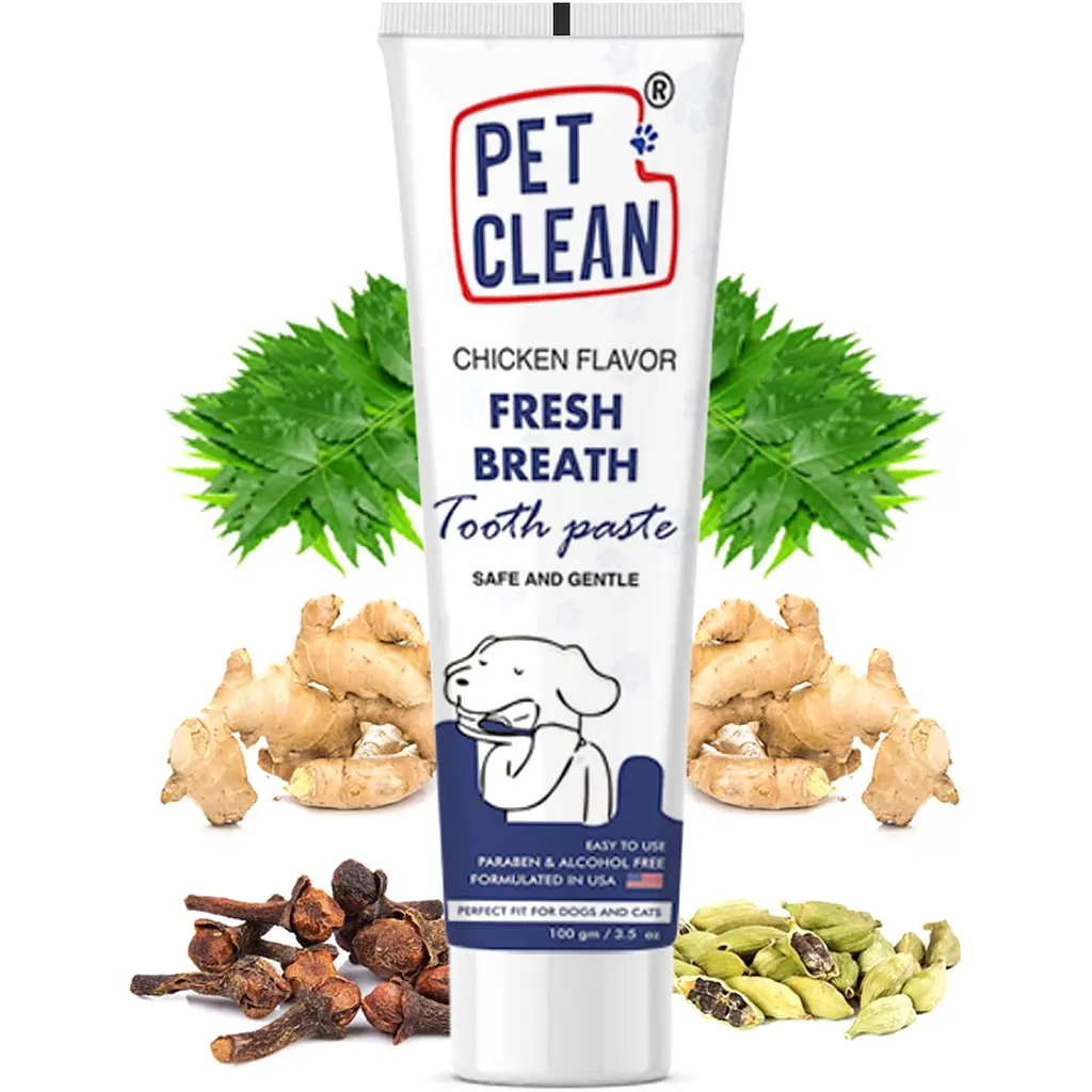 Зубная паста Pet Clean для поддержания здоровья и гигиены зубов домашних животных с ароматом курицы 100 г - фото 2