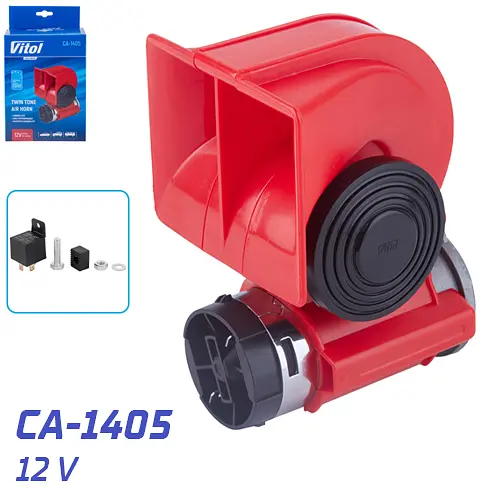 Сигнал пневматичний CA-1405/VITOL/12В/червоний
