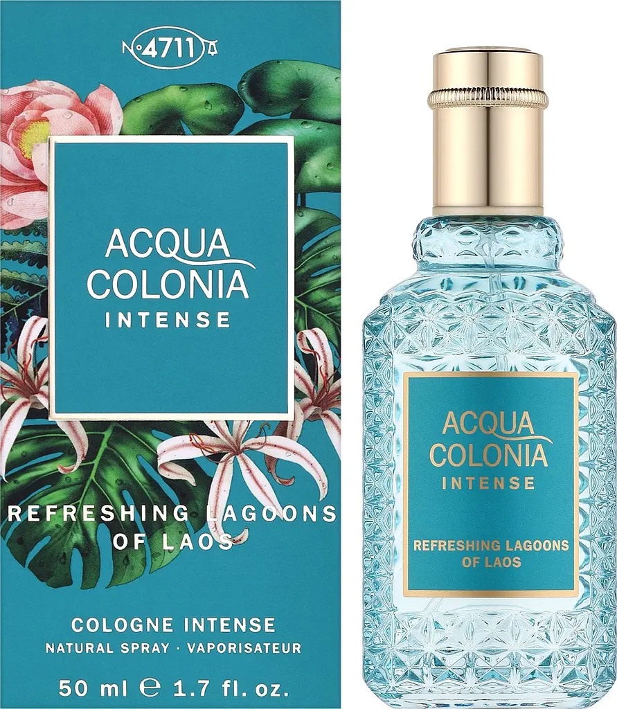 Одеколон Maurer & Wirtz 4711 Acqua Colonia Intense Refreshing Lagoons of Laos 50 мл  - фото 2