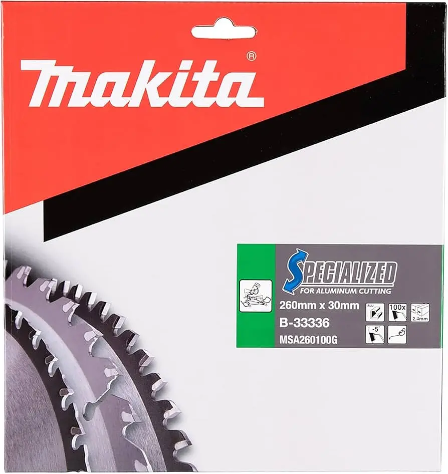 Диск пиляльний по алюмінію 260х30 мм 100T Makita SPECIALIZED B-33336 - фото 4