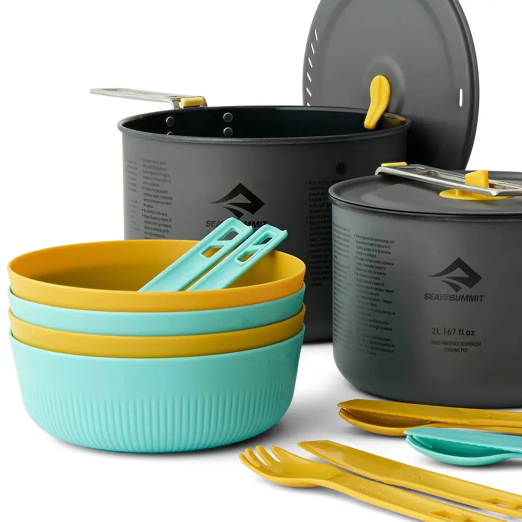 Набір посуду Sea to Summit Frontier UL Two Pot Cook Set, 14 предметів, 4 особи Різнокольоровий - фото 3