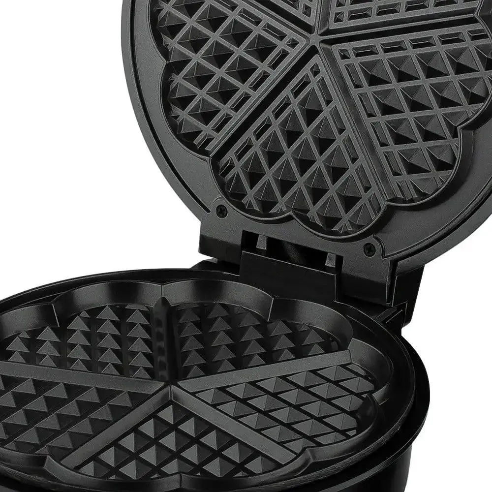 Вафельниця Hoffmans HM-3024 1000W - електрична вафельниця з антипригарним покриттям і швидким нагріванням - фото 3