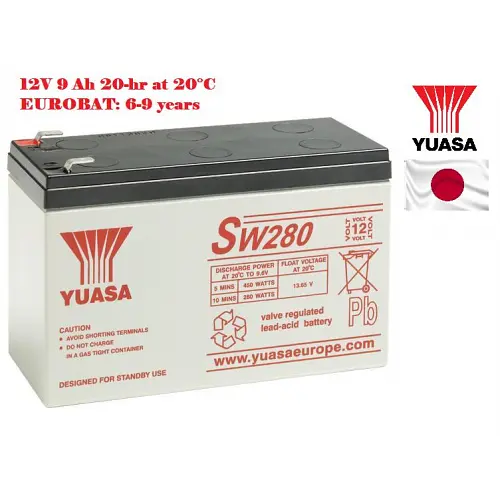 Аккумулятор Yuasa SW280 AGM (12V 9Ah) - фото 2