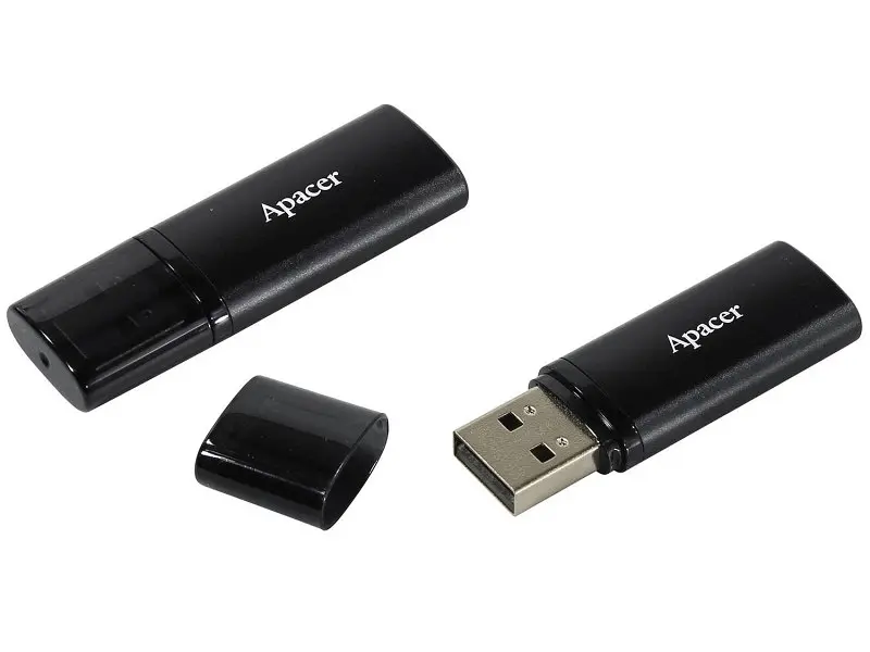USB флеш накопичувач Apacer 64 GB AH25B USB 3.1 Black (AP64GAH25BB-1) - фото 3