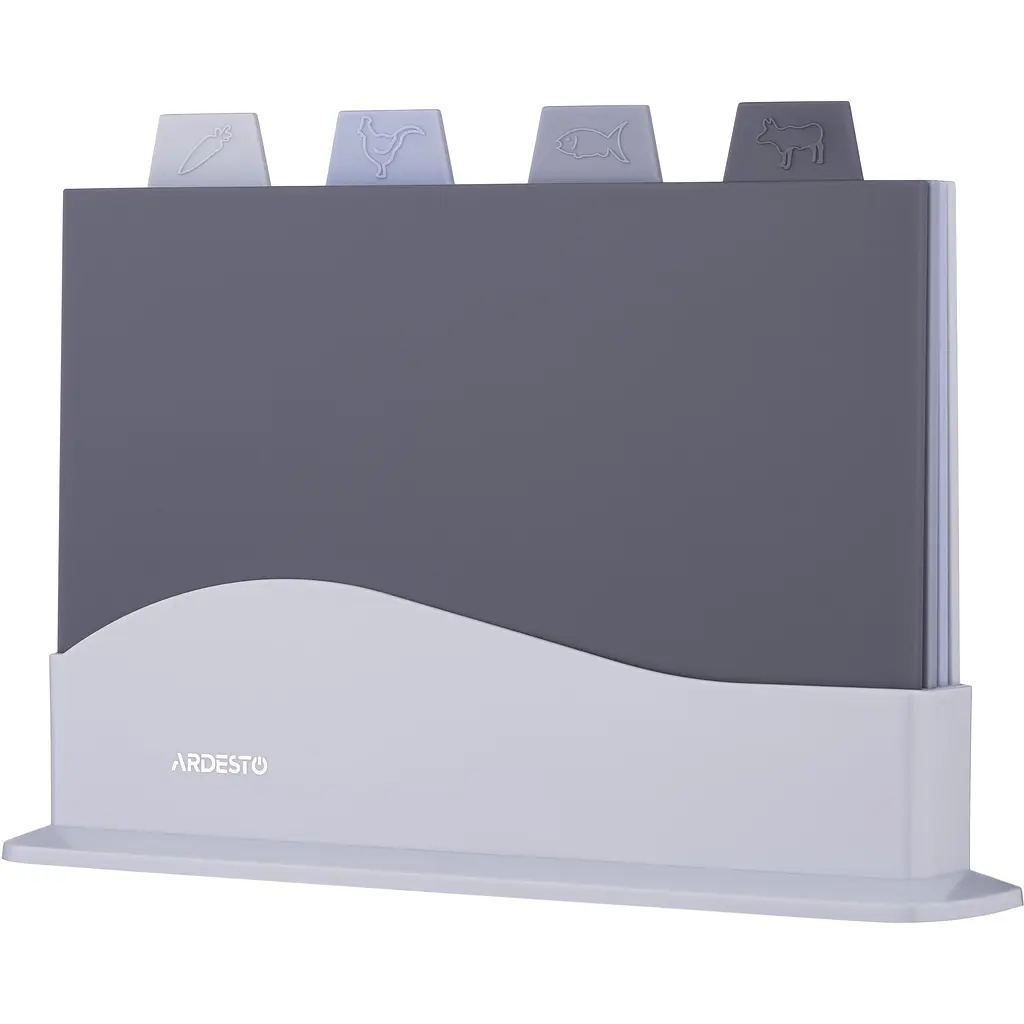 Набор кухонных досок на подставке Ardesto Fresh 23.8x33.8x7см 4 шт. (AR1404GB) - фото 1