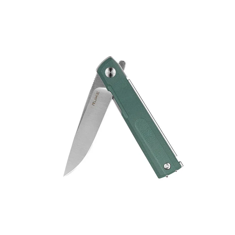 Ніж складаний кишеньковий Ruike D712-G, (7.7 см) 8Cr13Mov/G10 зелений - фото 6