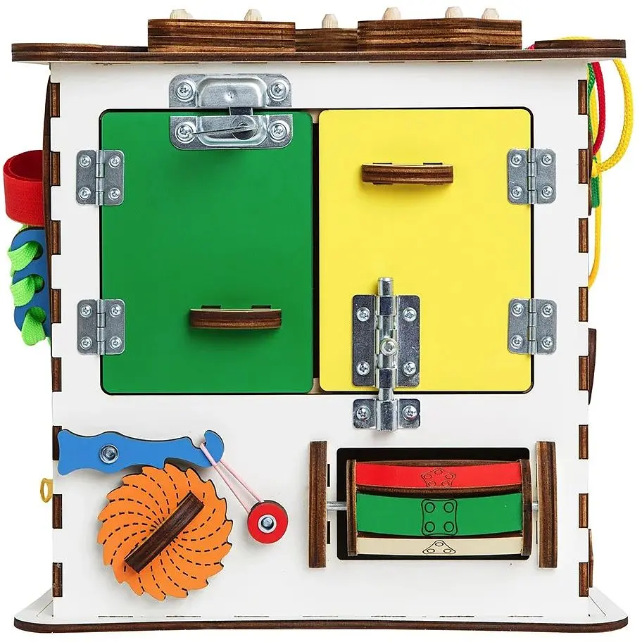 Бизикуб GoodPlay развивающий 25х25х25 см (K008) - фото 3