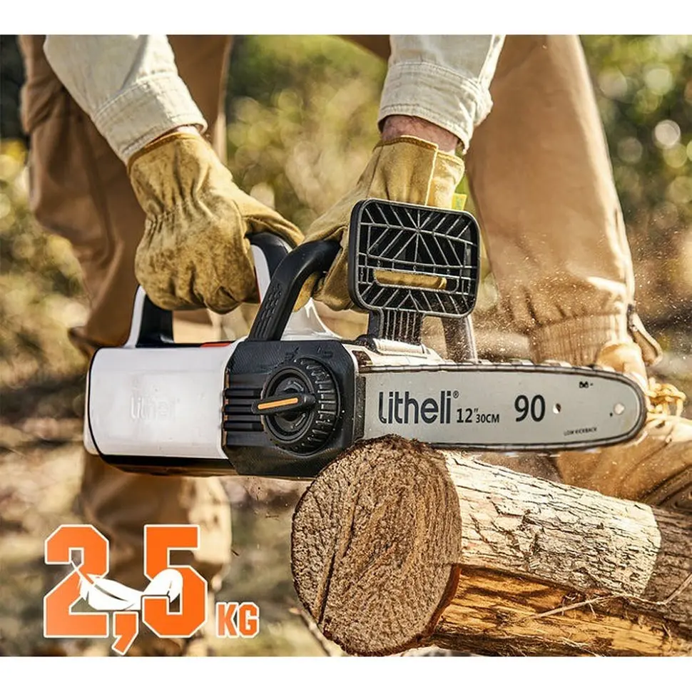 Акумуляторна ланцюгова пила Litheli, живлення від павербанку (УМБ Litheli Power Bank 10000 mAh 2 шт., 45 W, 2А в комплекті) - фото 6