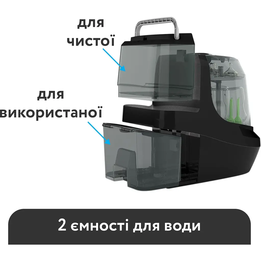 Машина для миття пляшечок 3 в 1 Baby Brezza Bottle Washer Pro чорна (BRZ0190)  - фото 10