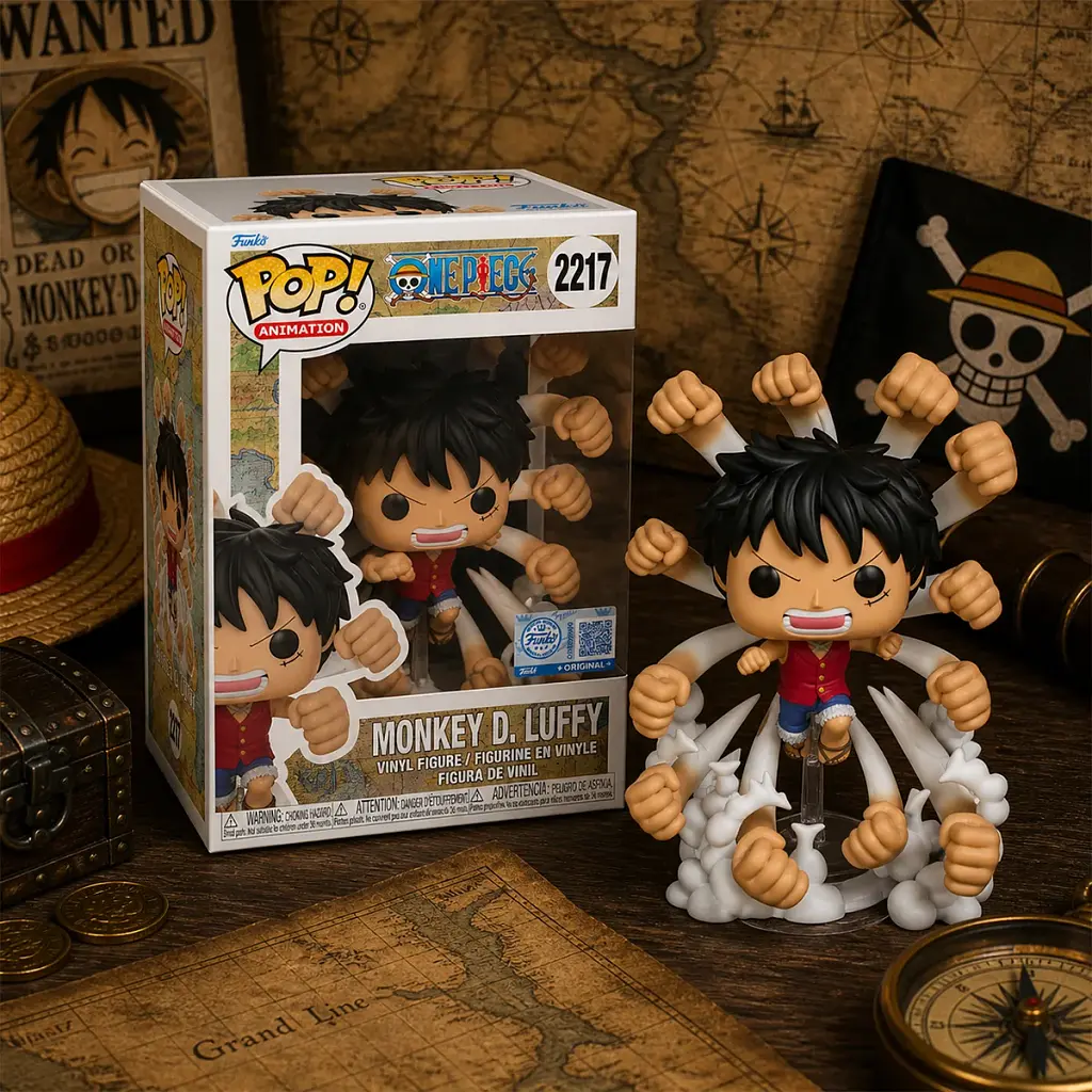 Фігурка Funko Pop серії Великий куш - Луффі (Гому Гому но Кулемет Гатлінга) (92222) - фото 3
