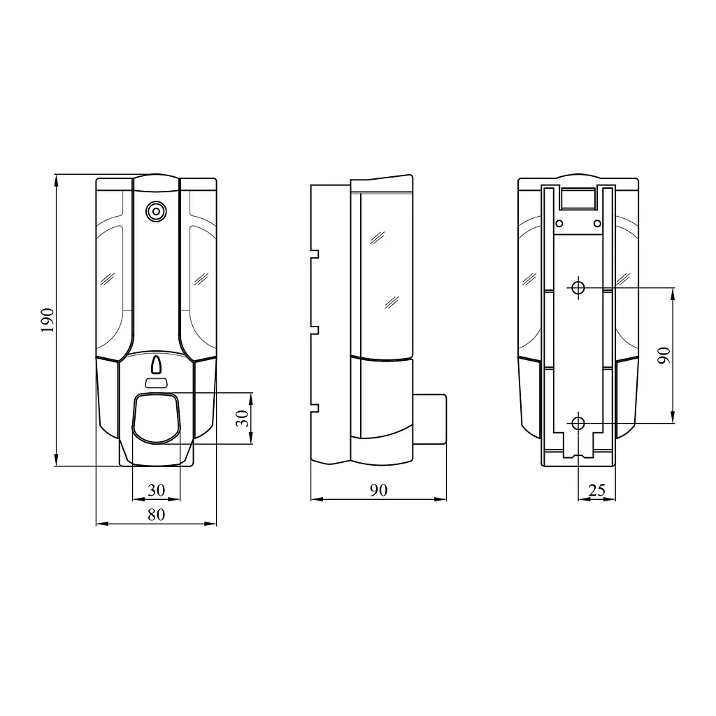 Дозатор для жидкого мыла Kroner KRM Rizze - ACP403 CV022920, Белый - фото 2