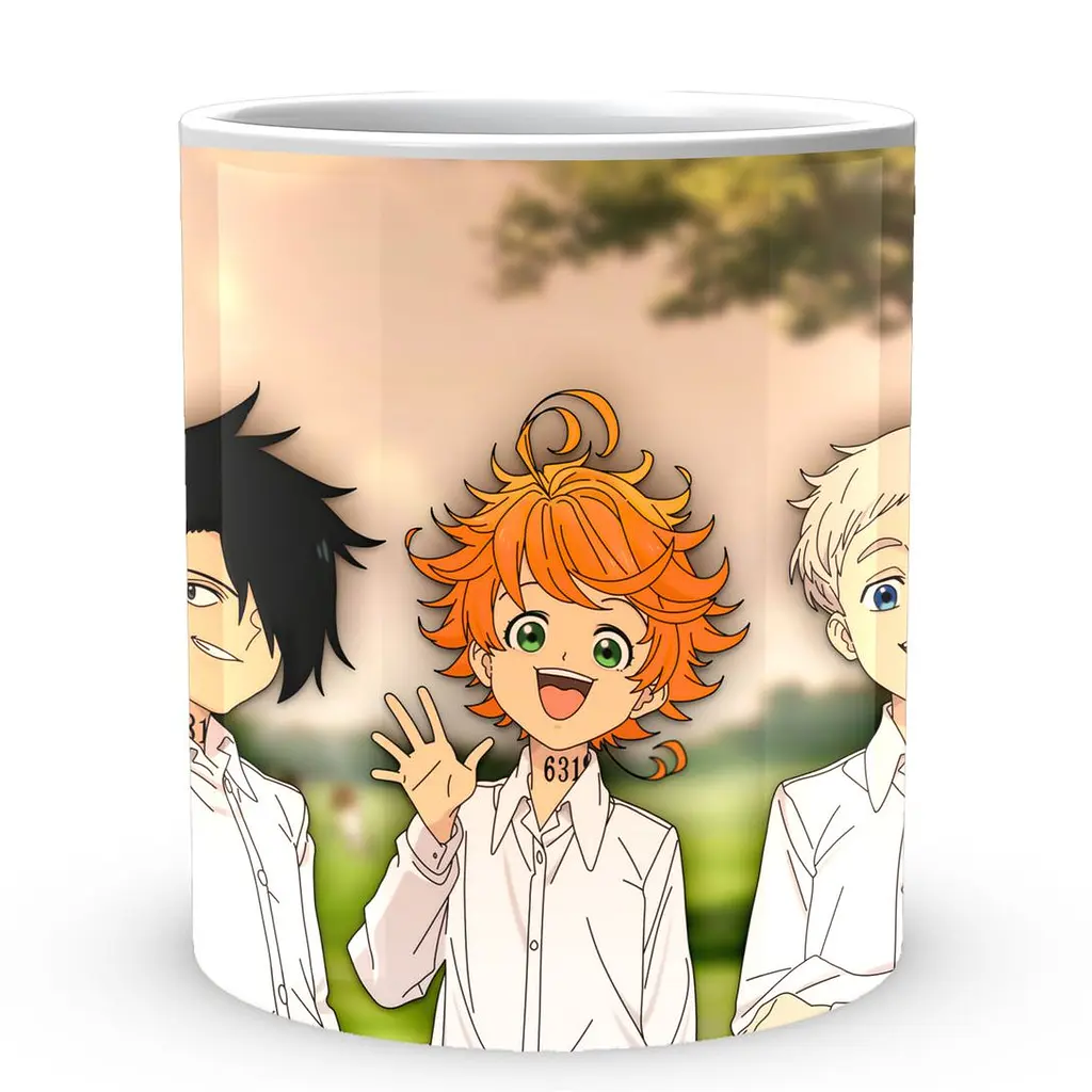 Кухоль GeekLand The Promised Neverland Обіцяний Неверленд Норман Рэй Эмма NV 02.477 330 мл білий - фото 2