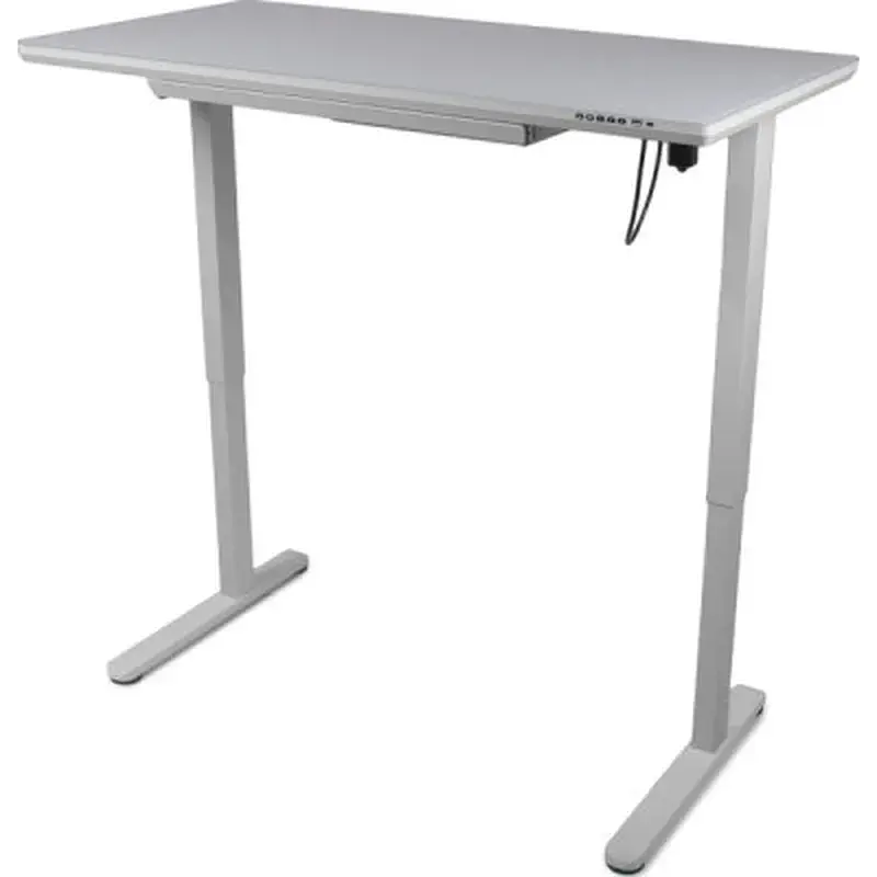 Комп'ютерний стіл Barsky StandUp white glass 1200*600 (BST-12new) - фото 4