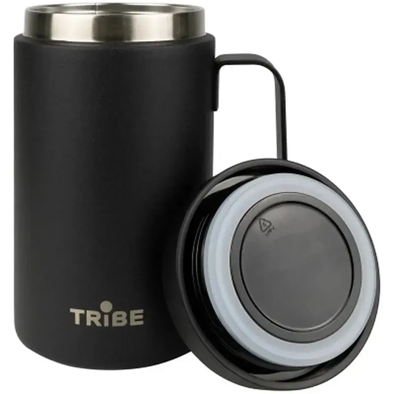 Термокружка Tribe Adventure Mug 450 мл black (T-FA-0032-black) - фото 2