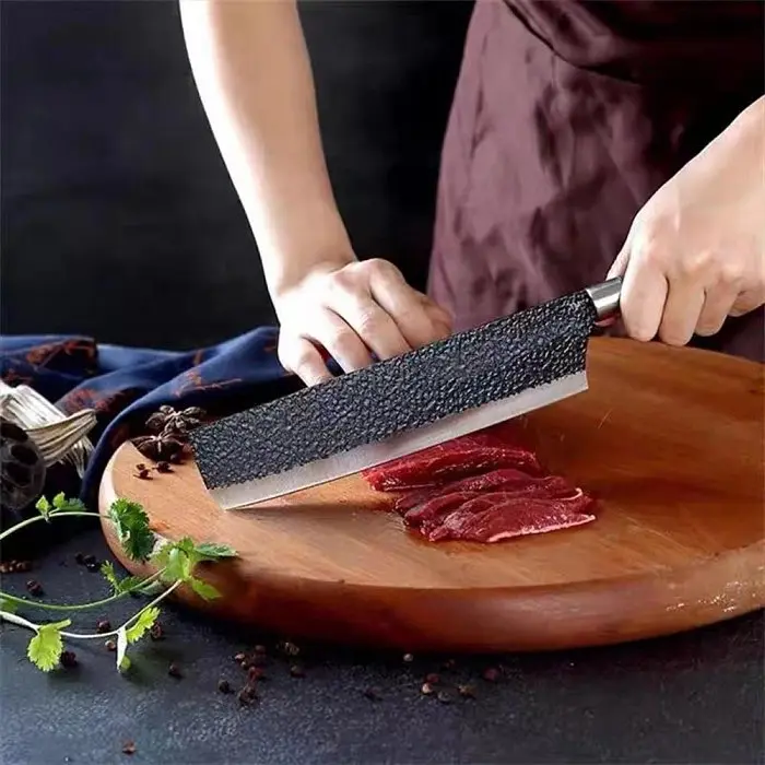 Набор кухонных ножей из нержавейки с антипригарным покрытием 6 штук Knife ER-0588 - фото 2