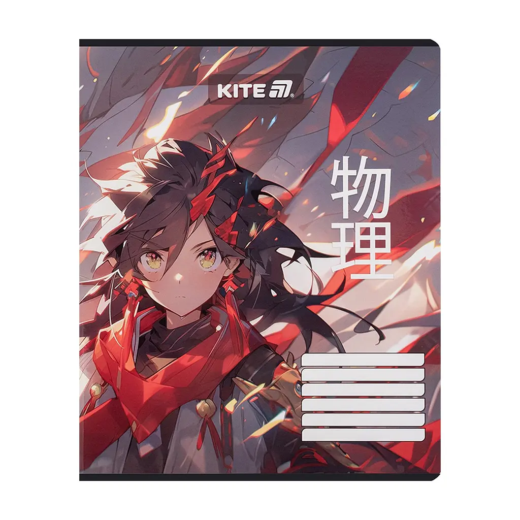 Зошит Kite Anime, 18 аркушів, лінія (K25-237-1), в асортименті - фото 4