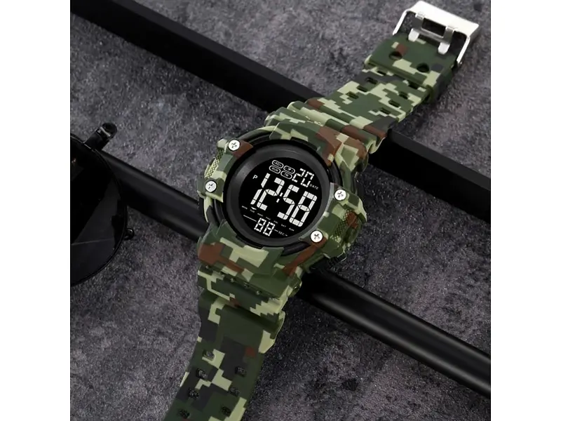 Чоловічий наручний годинник 2195CMGN Camo Green Skmei acs0030161 - фото 5