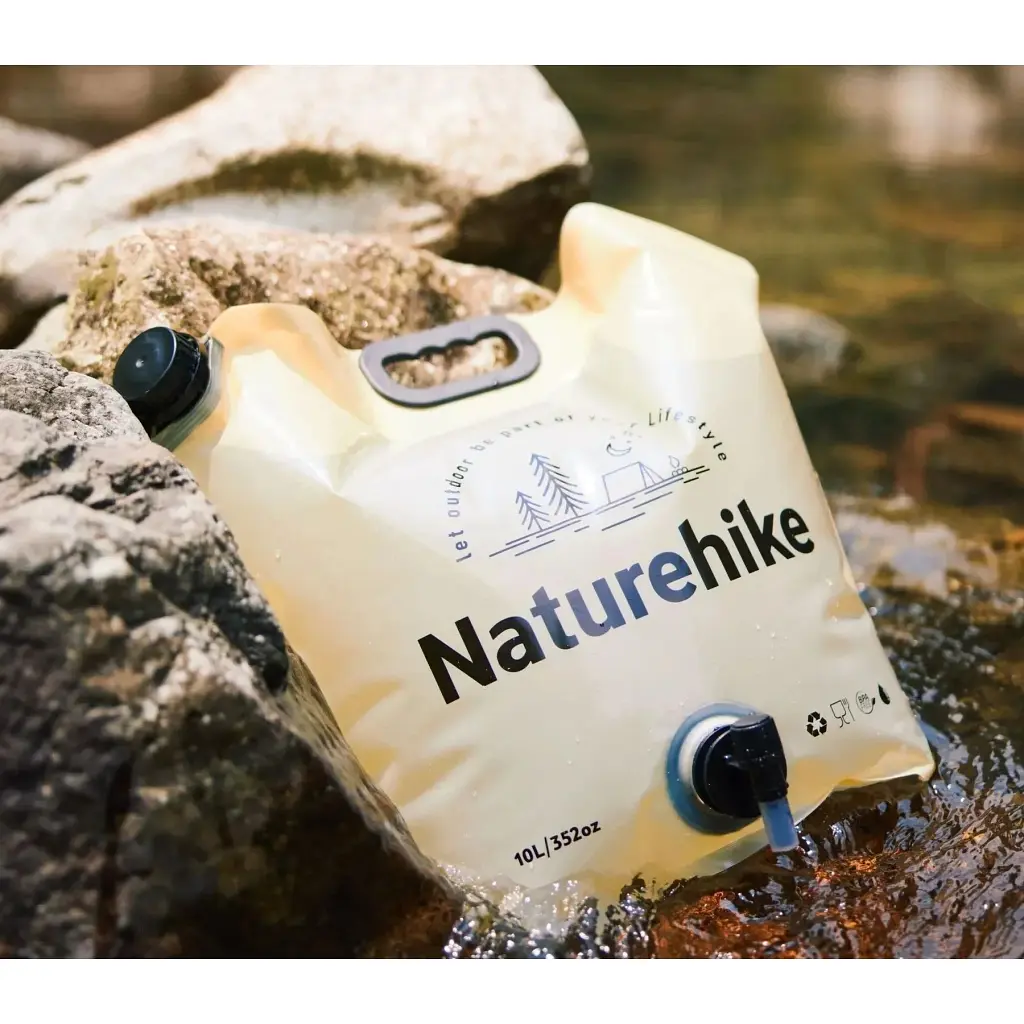 Відро складне Naturehike CNK2450CF027 для води 10 л, жовте (6927595798355) - фото 5
