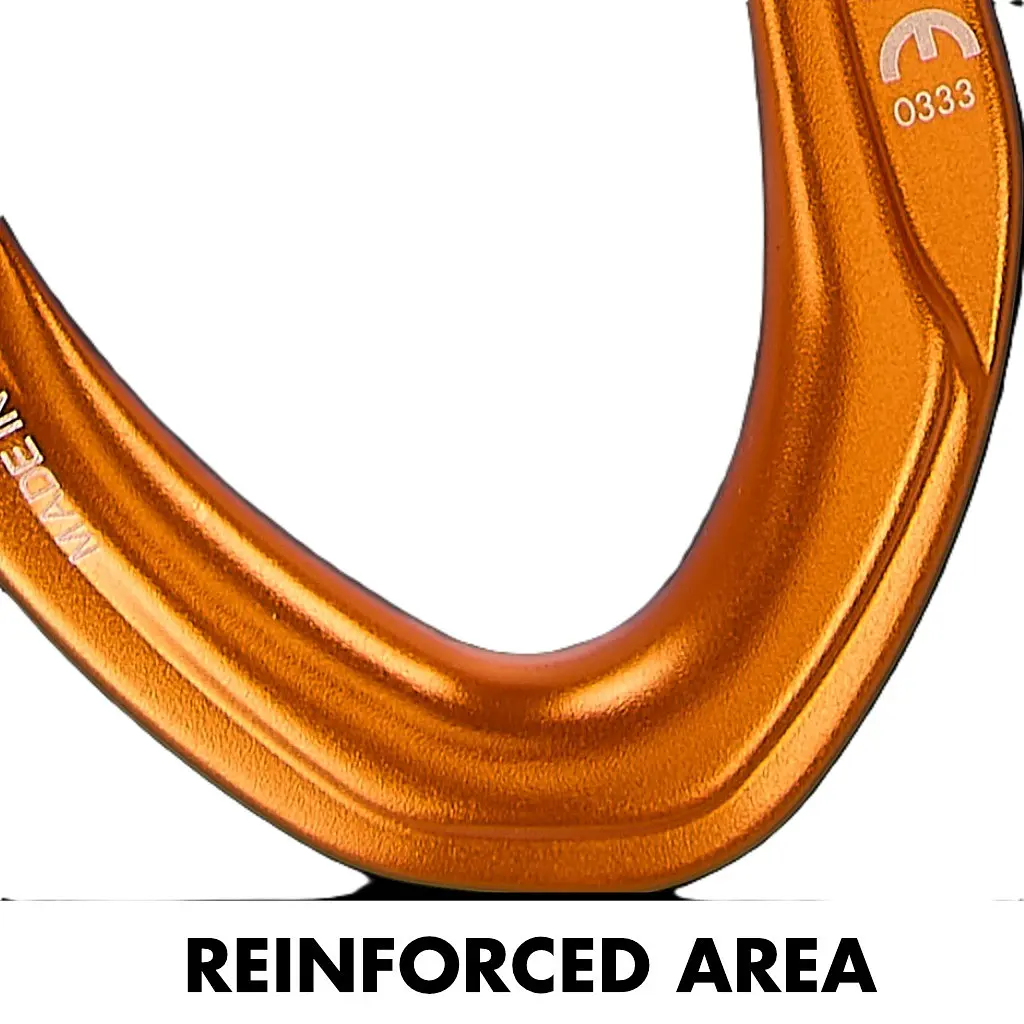 Карабін Climbing Technology Morfo Bent Gate Orange/Blue (1053-2C28500WBUCTSTD) - фото 2